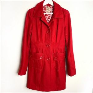 Red Peacoat